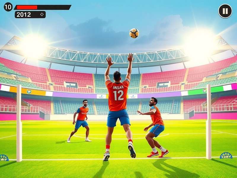 Indian players celebrating in Jugaad Airball Ace